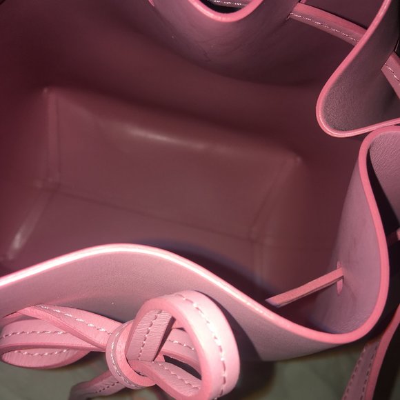 NWT MANSUR GAVRIEL Large Pink Leather Bucket Bag - Picture 2 of 6